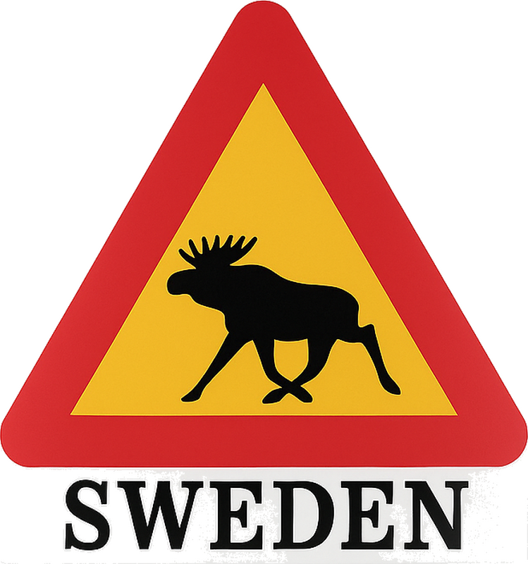 Dekal husvagn hjort i sverige - Tenstickers