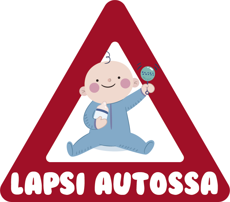 Vauva kyltti baby on board tarra - Tenstickers