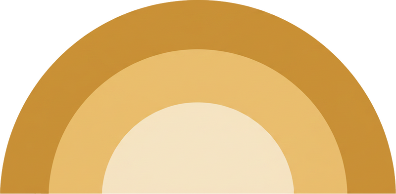 Adesivo per bambini arco dai toni caldi - TenStickers
