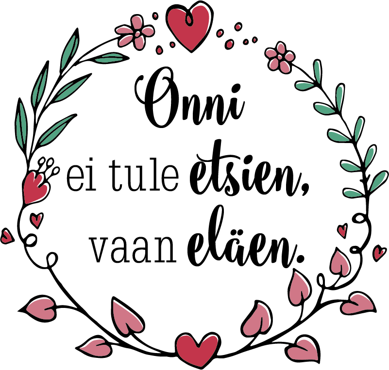 Onnea olohuoneen seinän sisustus - Tenstickers