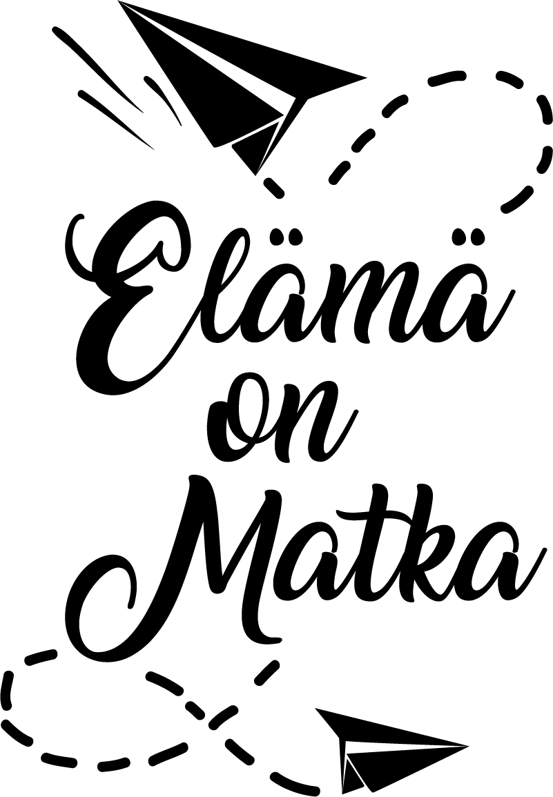 Elämä on matka-olohuoneen seinän sisustus - Tenstickers