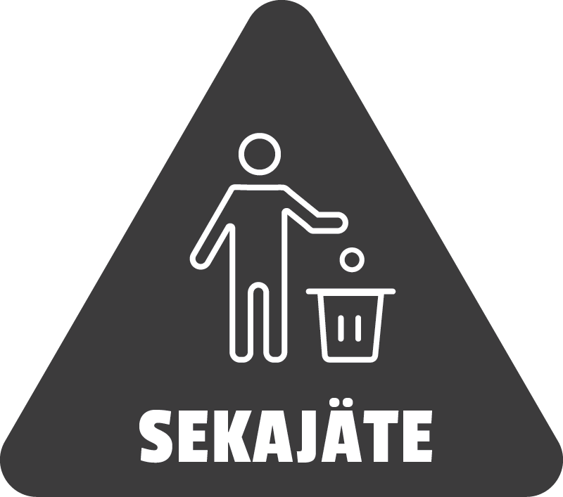 Kierrätys vinyyli merkki - Tenstickers