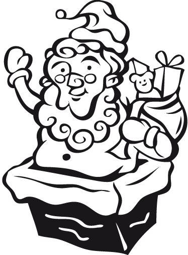 Tenstickers Sticker Kerstman Verrassing Cadeau tenstickers kopen in de aanbieding Tenstickers Sticker Kerstman Verrassing Cadeau tenstickers kopen in de aanbieding