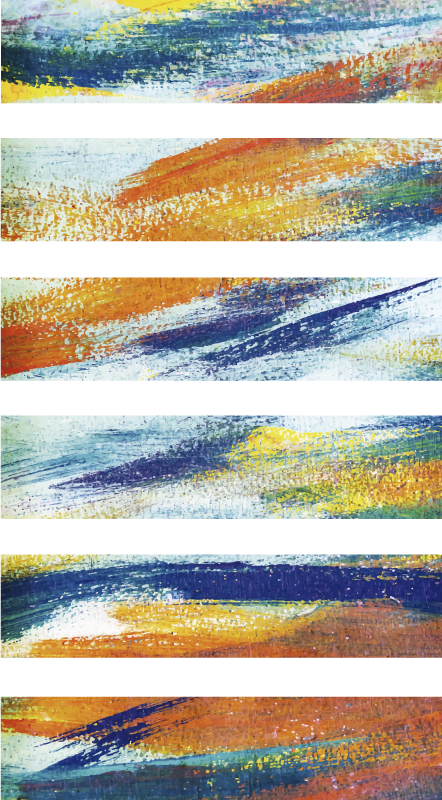 楼梯颜色纹理楼梯贴纸 - TenStickers