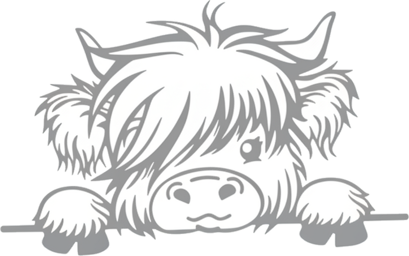 Adesivo per auto design di animali divertenti - TenStickers
