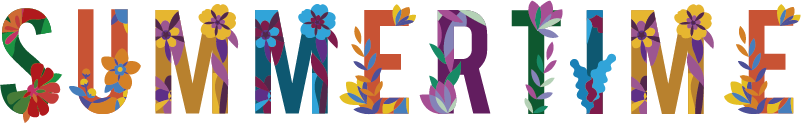 Tenstickers Muurstickers Tekst Summertime tenstickers kopen in de aanbieding