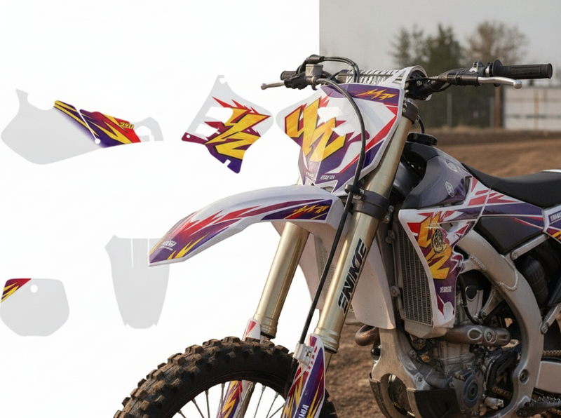Motocross graphics for yamaha yz 250 - TenStickers