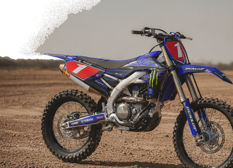 Motocross stickerset yamaha yz-f 450 - TenStickers