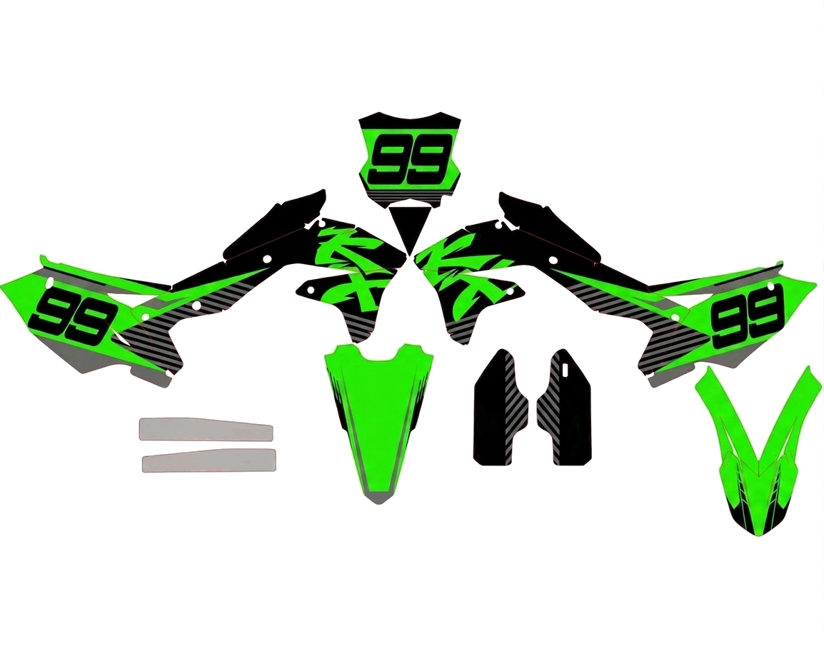 Motocross graphics for kawasaki kx 450 - TenStickers