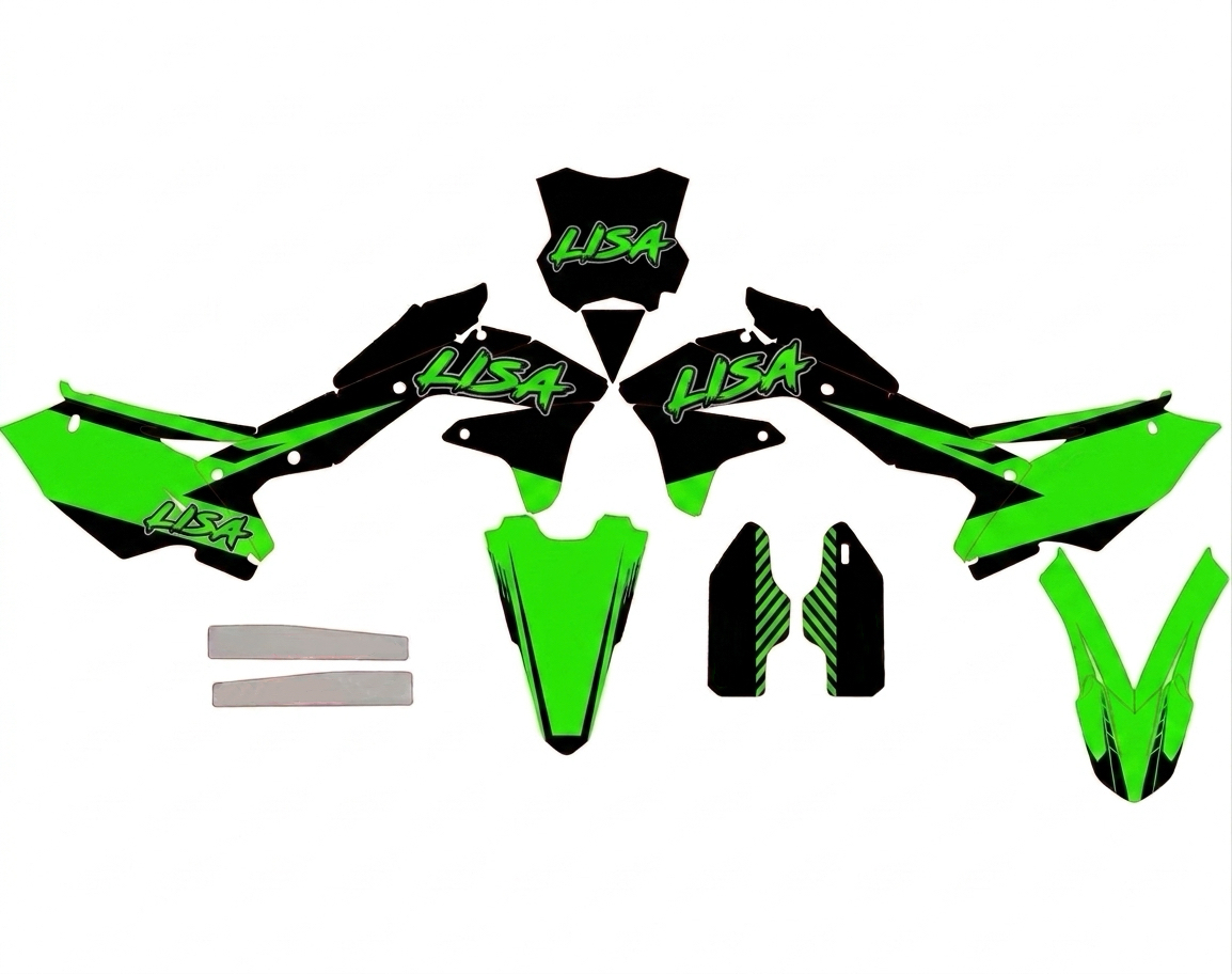 Motocross graphics for kawasaki kx 450 with name - TenStickers