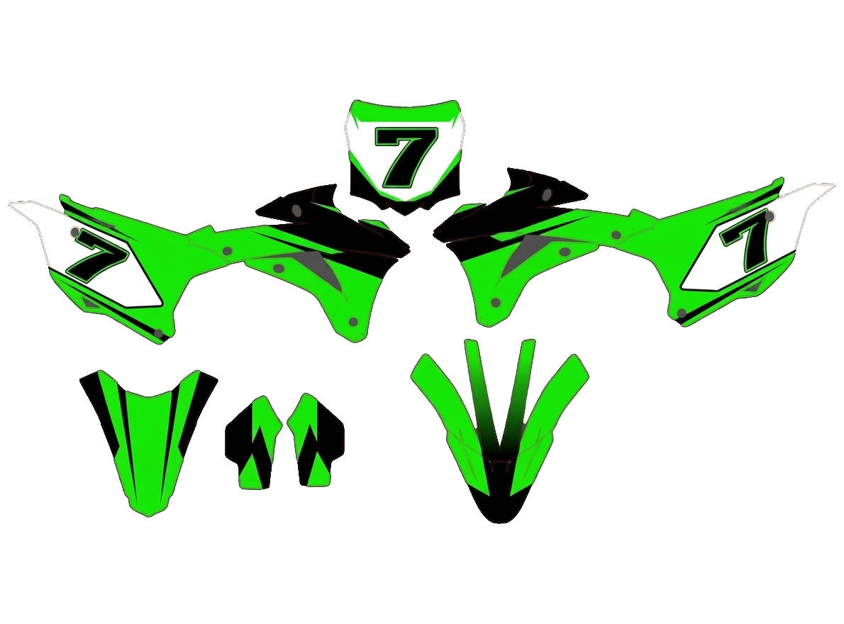 Motocross-dekor für kawasaki kx 85 - TenStickers