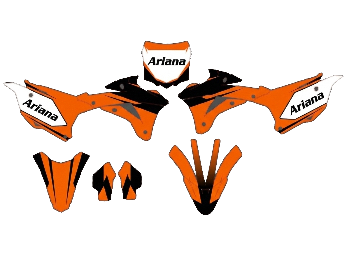 Motocross graphics kawasaki kx 85 personalized - TenStickers