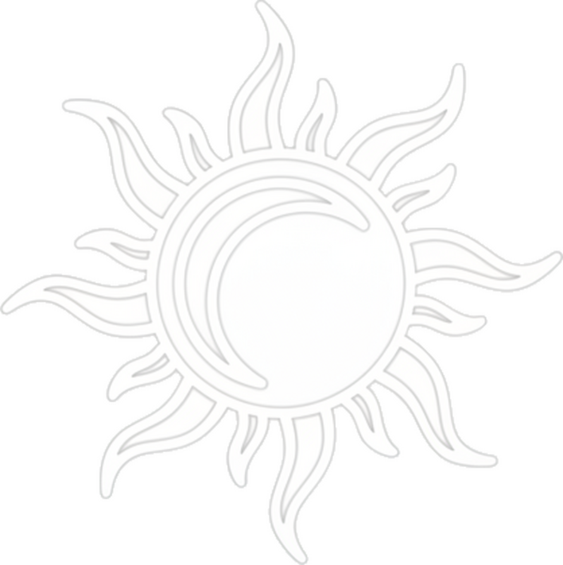 Campervan decal beautiful sun - TenStickers