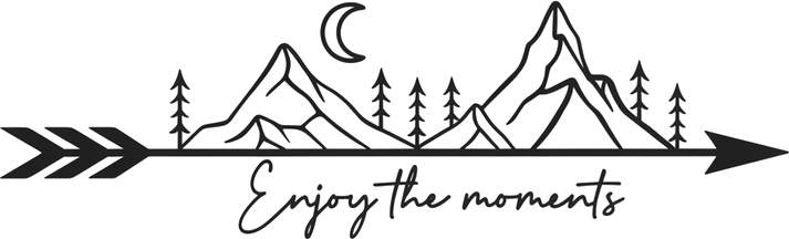 Enjoy the moments campervan decal - TenStickers