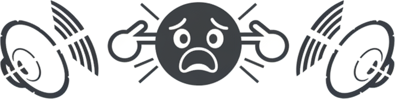Πρωτότυπα ηχητικό emoji δυνατού ήχου - TenStickers