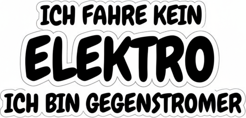 Autoaufkleber gegen elektroauto-sparen - TenStickers