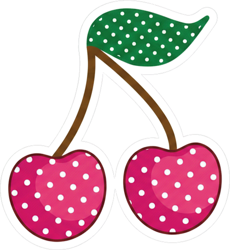 Autosticker schattige stipkers kersen - TenStickers