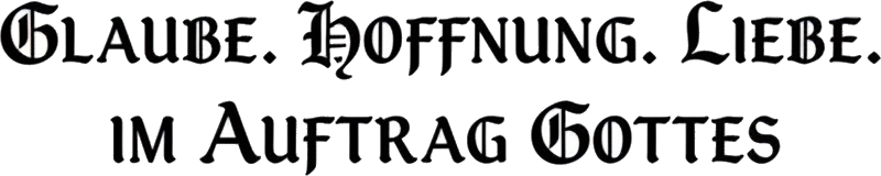 Autoaufkleber mit religiösem missionsschriftzug - TenStickers