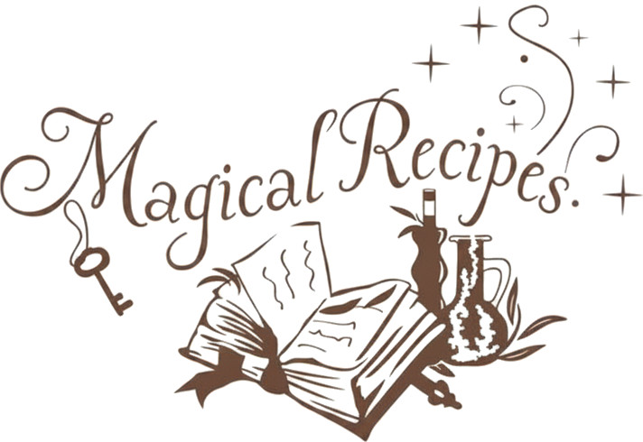 Kitchen wall sticker magical recipe book lettering - TenStickers