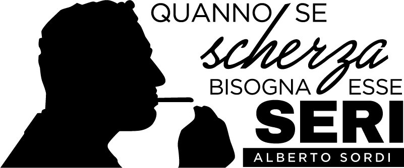 Adesivo murale Alberto Sordi frase - TenStickers