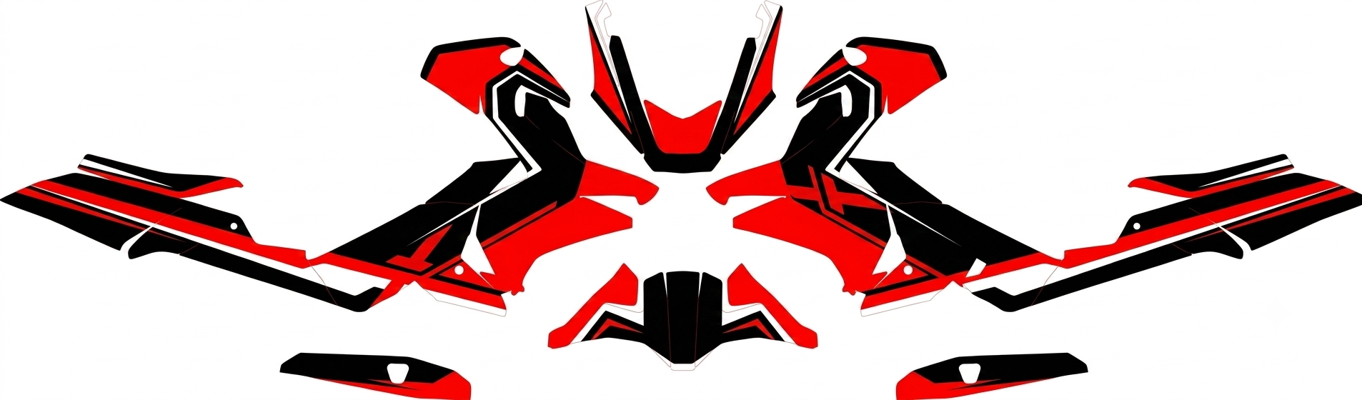 Kit déco moto enduro honda x adv 750 avec nom - TenStickers