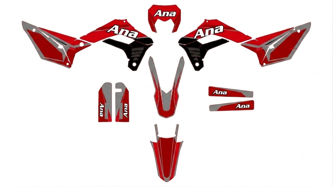 Kit vinilo moto enduro kit gráfico sherco se/sef 2017-2023 - TenVinilo