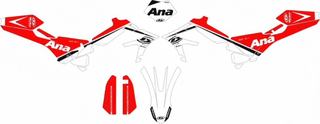 Motorbike graphic kit enduro beta x-trainer half - TenStickers