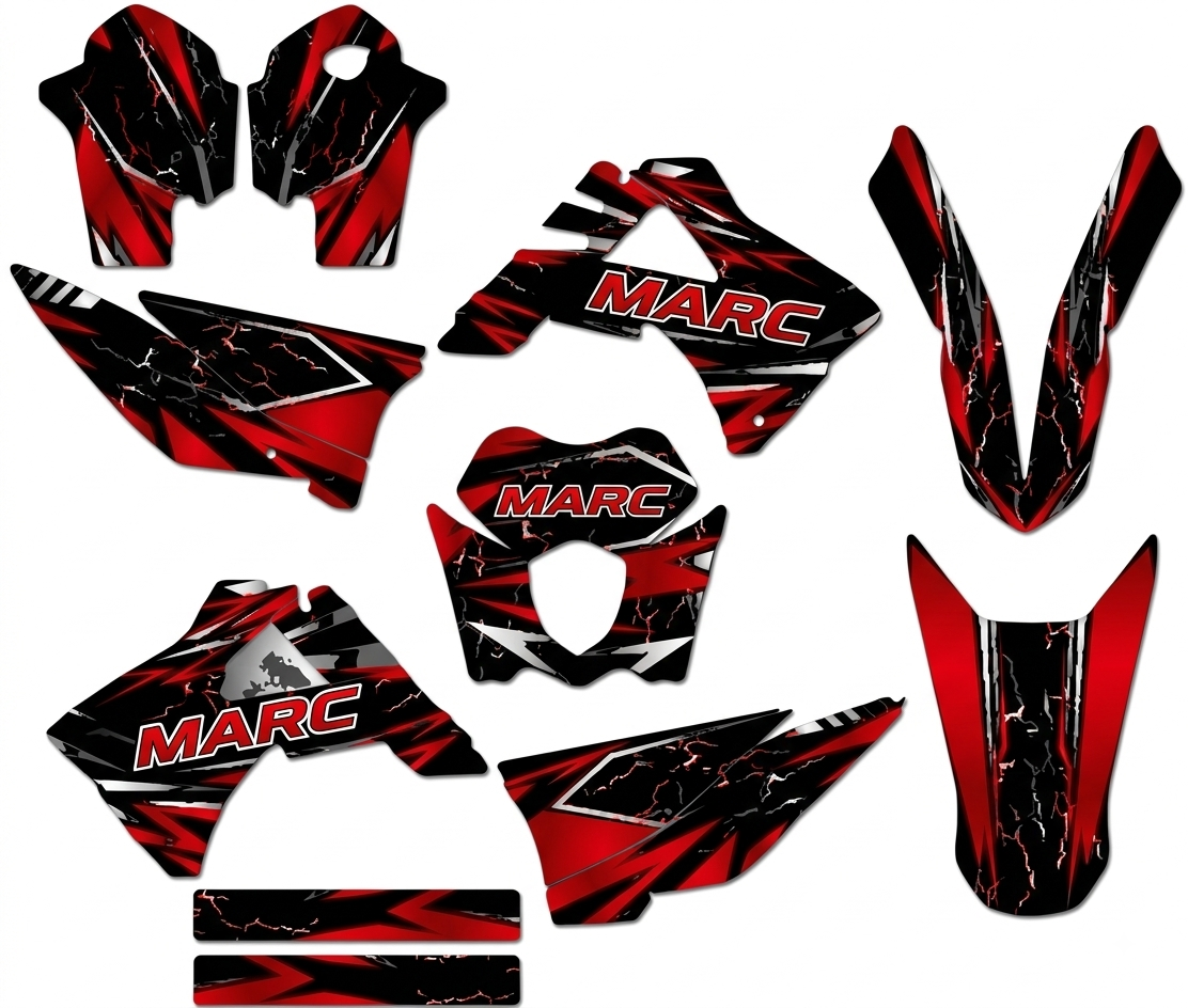 Kit vinilo moto enduro gasgas ec (250) personalizado - TenVinilo