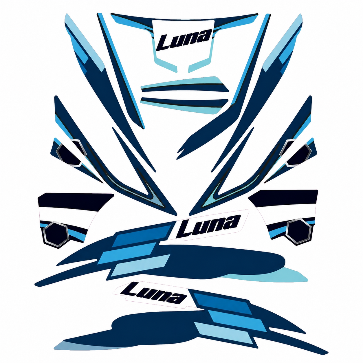 Motorbike graphic kit enduro piaggio zip zip sp - TenStickers