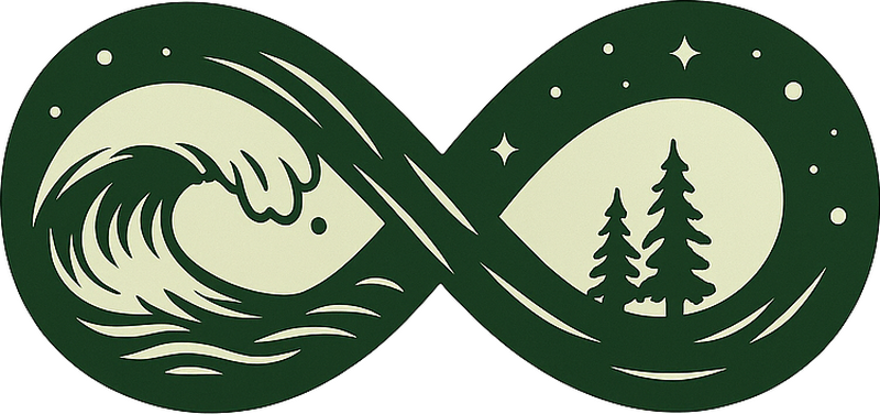 Autocollant camping car décalage infini - TenStickers