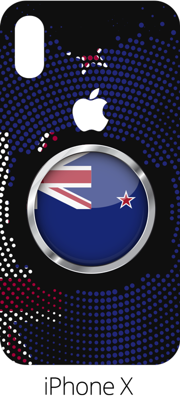 New Zealand flag iPhone iPhone sticker - TenStickers