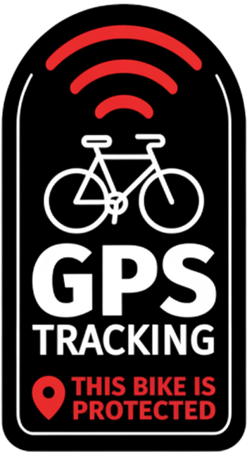 Bike sticker gps tracking protection - TenStickers