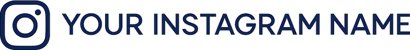 Autocolante para carro conta do instagram elegante - TenStickers