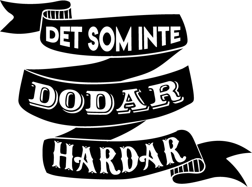 Svenska proverb starkare vardagsrum väggdekoration - Tenstickers