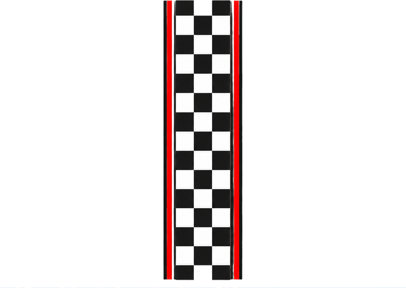 Autocolante para motas com design de corrida - TenStickers