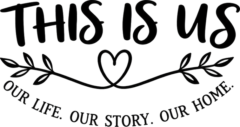 Car sticker this is us home - TenStickers
