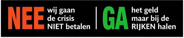 Brievenbus sticker nee ga - TenStickers