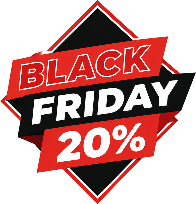 Vinilo black friday descuento personalizado cuadrados - TenVinilo