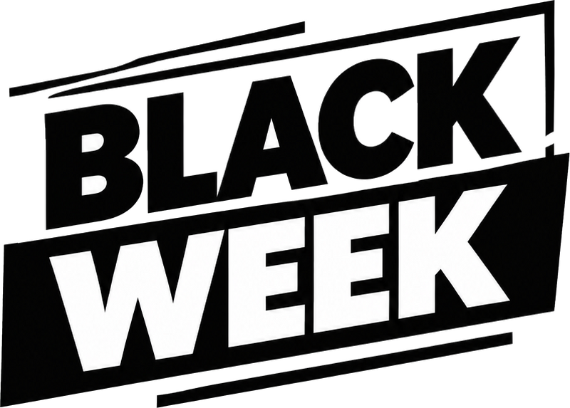 Vinilo black friday blanco y negro - TenVinilo