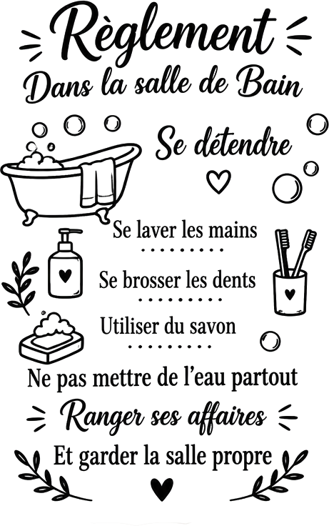 Adesivo bagno nel mio bagno... - TenStickers