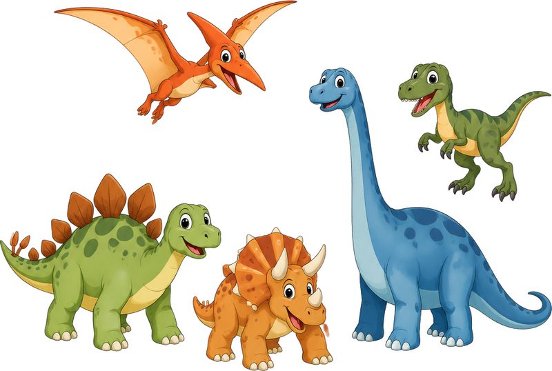 Dinosaur wall sticker for kids' room decor - TenStickers