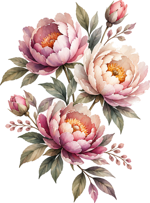 Flower wall sticker - TenStickers