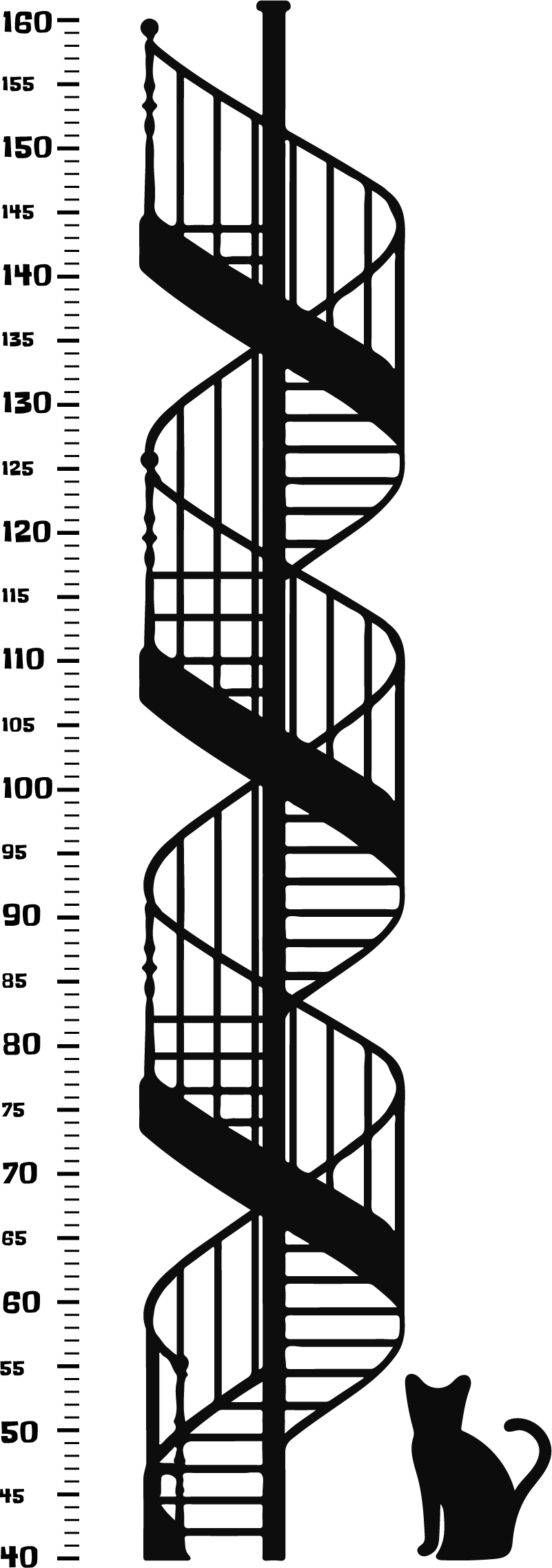 Tiong bahru高度图墙贴 - TenStickers