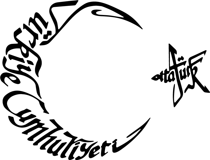 Türk sembol oturma odası duvar dekoru - TenStickers