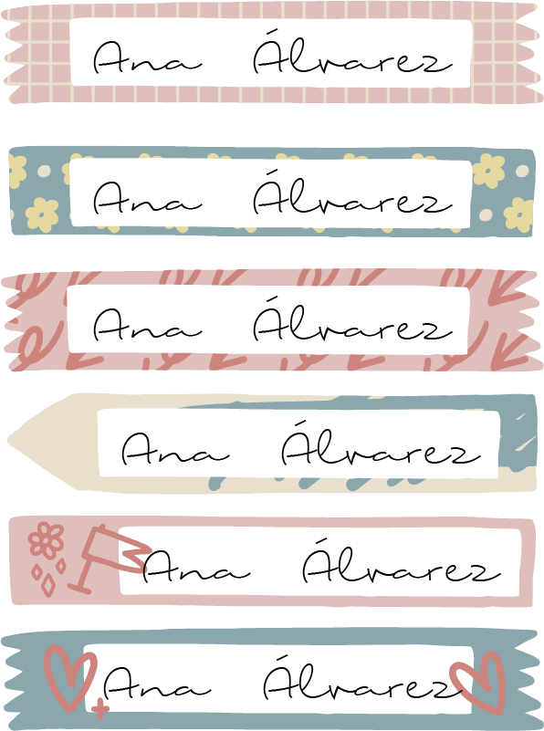 Set Di 2 Etichette Per Bagagli In Pelle Con Giraffa – Cartone Animato, Identificativo Per Valigie E Zaini, Con Linguetta Privacy