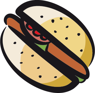 Sticker Hamburger - TenStickers