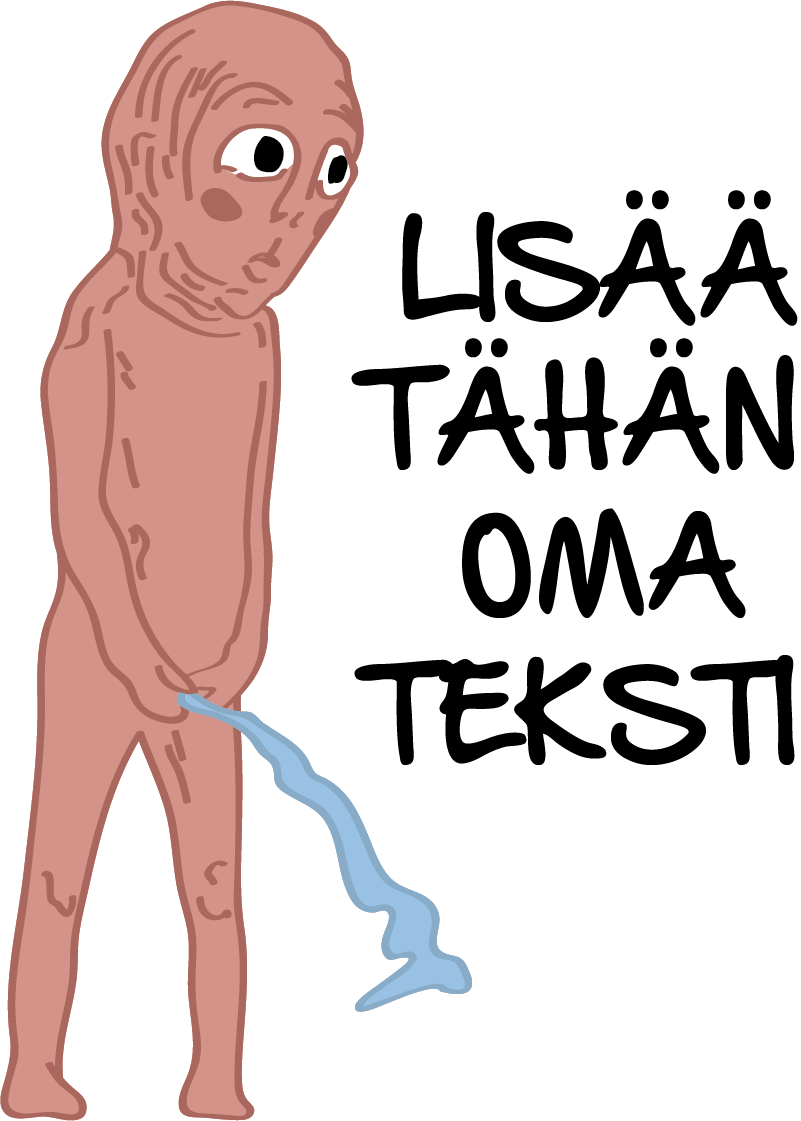 Poika pissi auton vinyyli tarra - Tenstickers