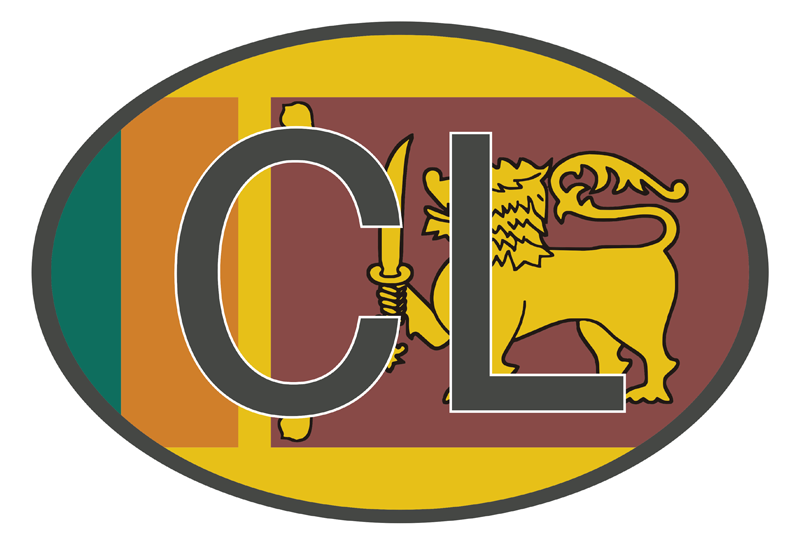 Vehicle Code Sri Lanka Car Sticker - TenStickers