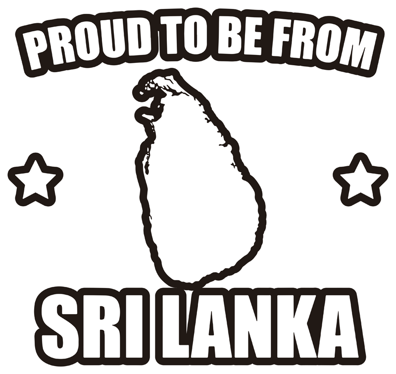 Sri Lanka Pride laptop sticker - TenStickers
