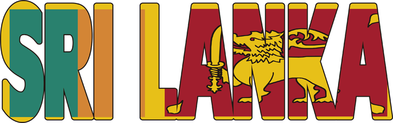 Sri Lanka Flag Location sticker - TenStickers